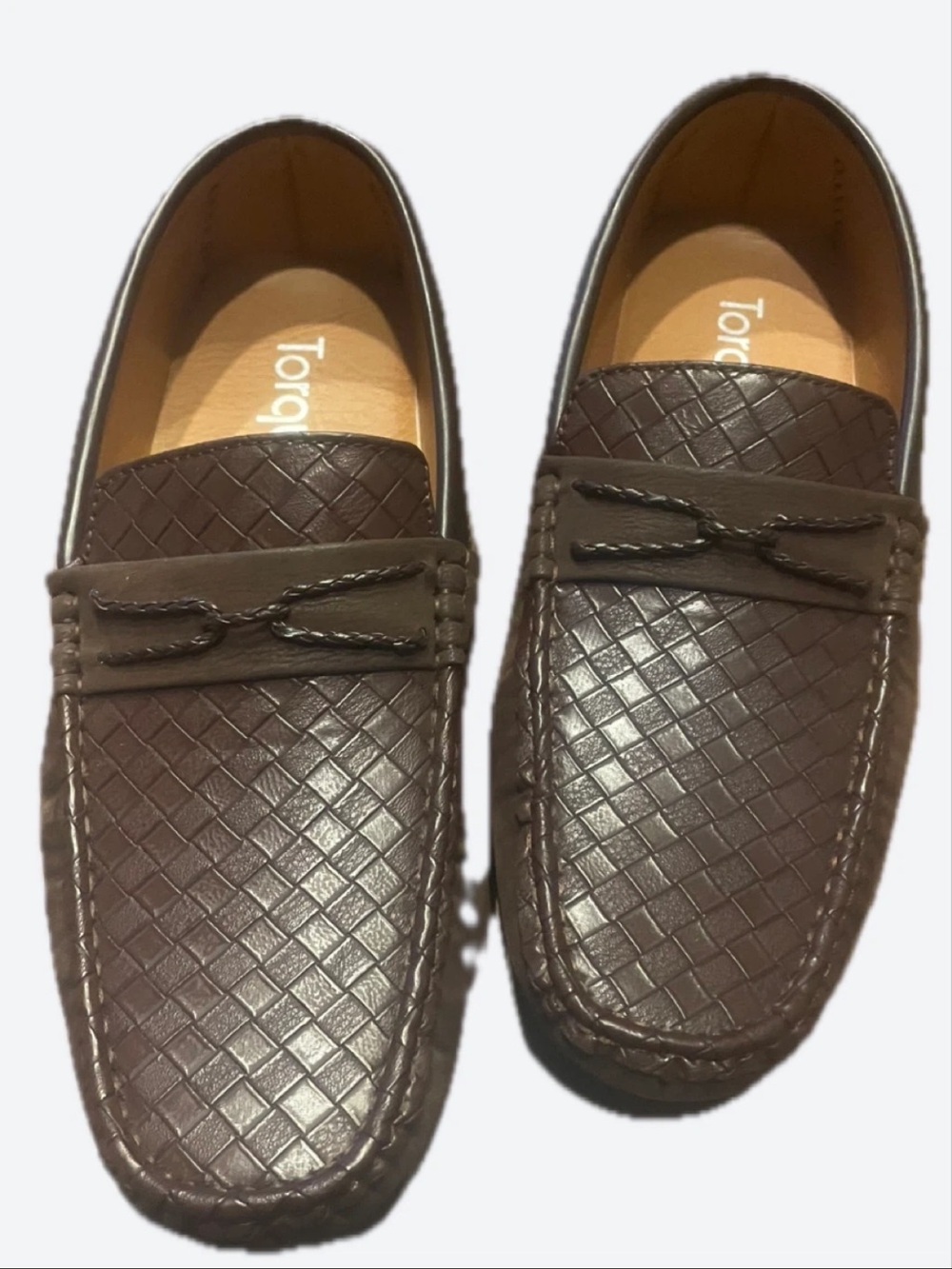 Torque Men's Brown Loafers Size 9.5